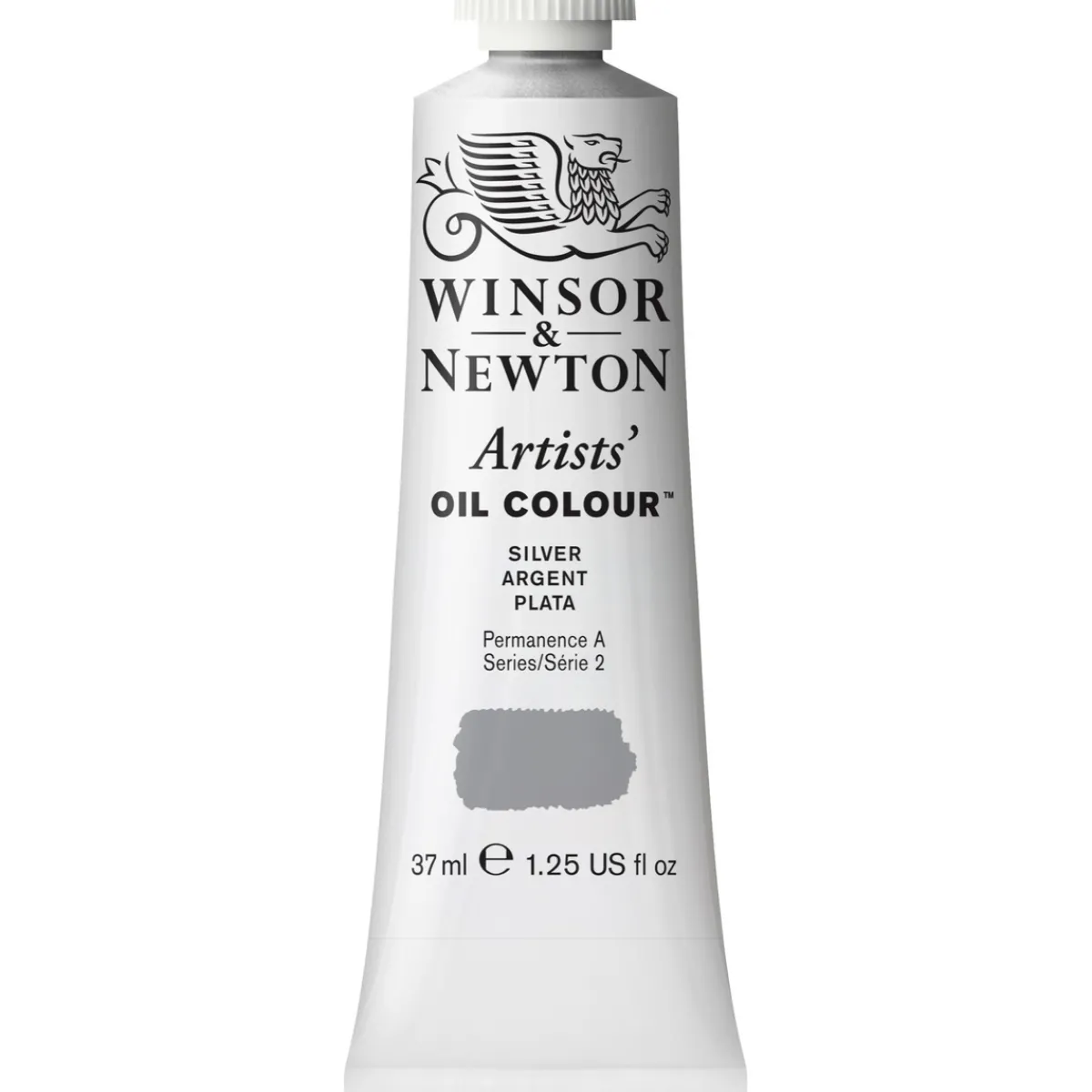 Winsor & Newton Artists' oljefärg 37 ml Silver 617 | Oljefärger