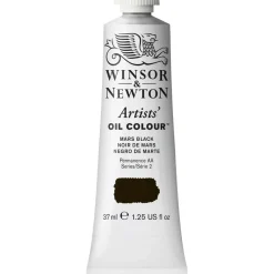 Winsor & Newton Artists' oljefärg 37 ml Mars Black 386 | Oljefärger