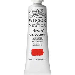 Winsor & Newton Artists' oljefärg 37 ml Winsor Red 726 | Oljefärger