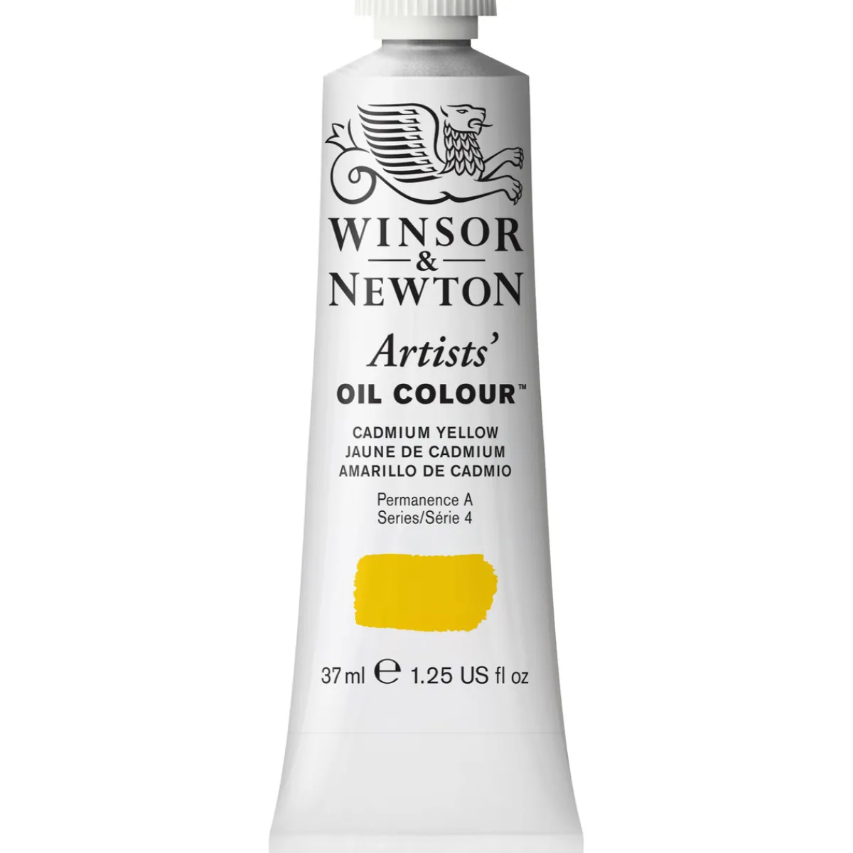 Winsor & Newton Artists' oljefärg 37 ml Cadmium Yellow 108 | Oljefärger