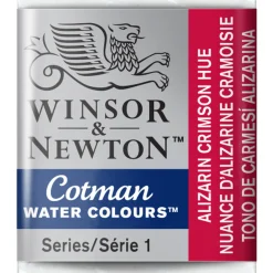 Winsor & Newton Cotman akvarellfärg halvkopp Alizarine Crimson Hue 003 | Akvarell- & Vattenfärger