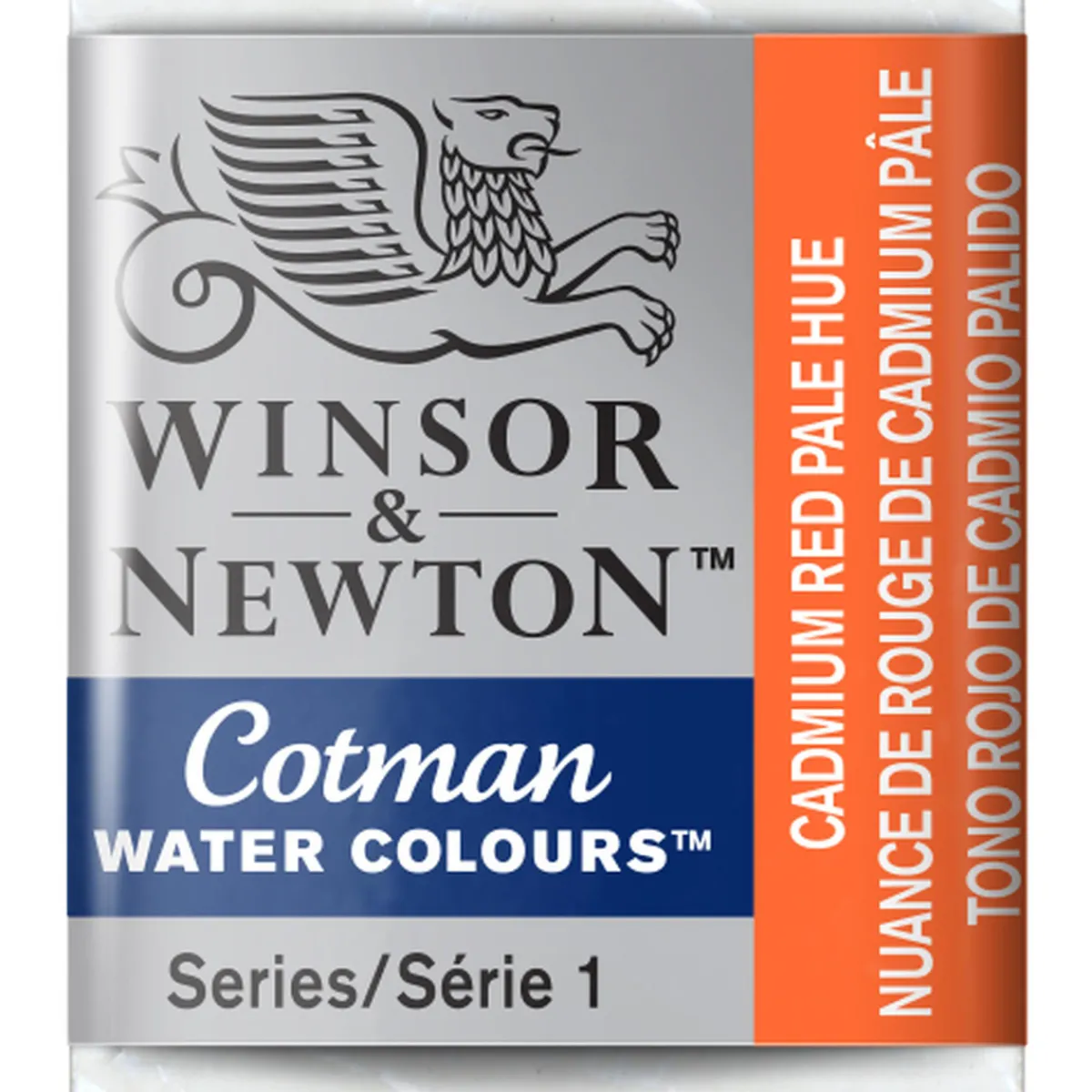 Winsor & Newton Cotman akvarellfärg halvkopp Cadmium Yellow Hue 109
