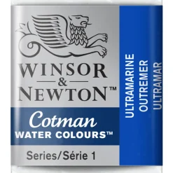Winsor & Newton Cotman akvarellfärg halvkopp Viridian Hue 696