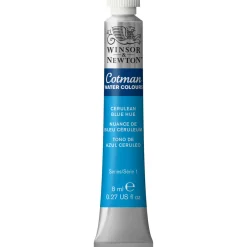 Winsor & Newton Cotman akvarellfärg 8 ml Cerulean Blue Hue 139 | Akvarell- & Vattenfärger