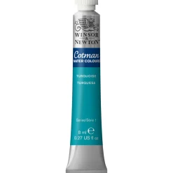 Winsor & Newton Cotman akvarellfärg 8 ml Turquoise 654 | Akvarell- & Vattenfärger