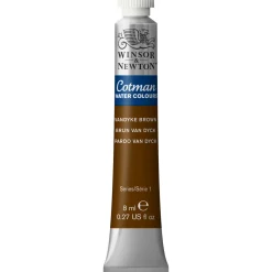 Winsor & Newton Cotman akvarellfärg 8 ml Vandyke Brown 676 | Akvarell- & Vattenfärger