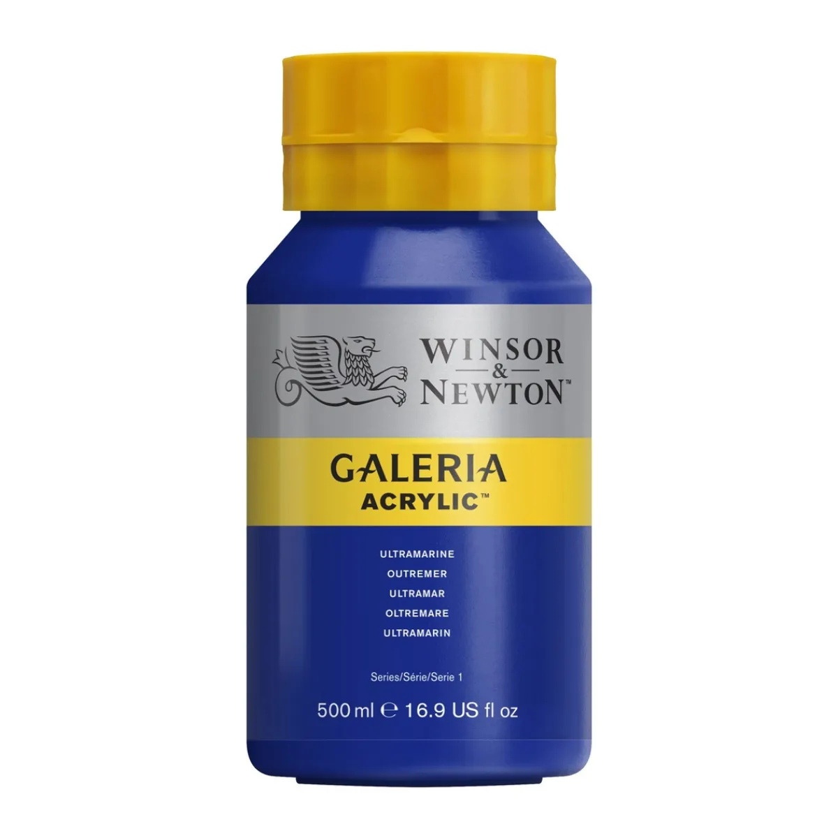Winsor & Newton Galeria akrylfärg 500 ml Ultramarine 660 | Akrylfärger