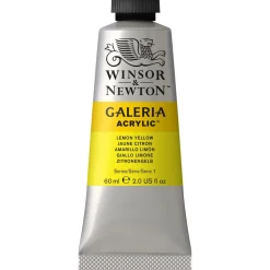 Winsor & Newton Galeria akrylfärg 60 ml Lemon Yellow 346 | Akrylfärger