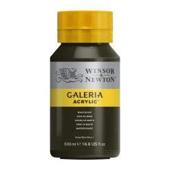 Winsor & Newton Galeria akrylfärg 500 ml Mars Black 386 | Akrylfärger