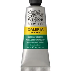 Winsor & Newton Galeria akrylfärg 60 ml Permanent Green Deep 482 | Akrylfärger