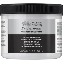 Winsor & Newton Gloss UV Varnish 450 ml, skyddande fernissa mot solljus, damm etc. | Målarmedier