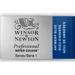 Winsor & Newton Professional akvarellfärg helkopp Antwerp Blue 010 | Akvarell- & Vattenfärger