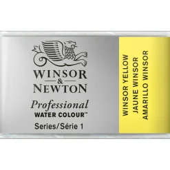 Winsor & Newton Professional akvarellfärg helkopp Winsor Yellow 730 | Akvarell- & Vattenfärger