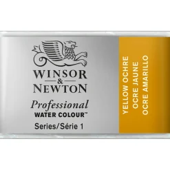 Winsor & Newton Professional akvarellfärg helkopp Yellow Ochre 744 | Akvarell- & Vattenfärger