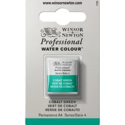Winsor & Newton Professional akvarellfärg halvkopp Cobalt Green 184 | Akvarell- & Vattenfärger