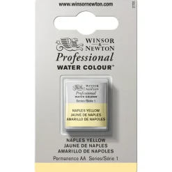 Winsor & Newton Professional akvarellfärg halvkopp Naples Yellow 422 | Akvarell- & Vattenfärger