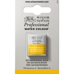 Winsor & Newton Professional akvarellfärg halvkopp Transparent Gold Deep 547 | Akvarell- & Vattenfärger