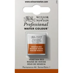 Winsor & Newton Professional akvarellfärg halvkopp Venetian Red 678 | Akvarell- & Vattenfärger