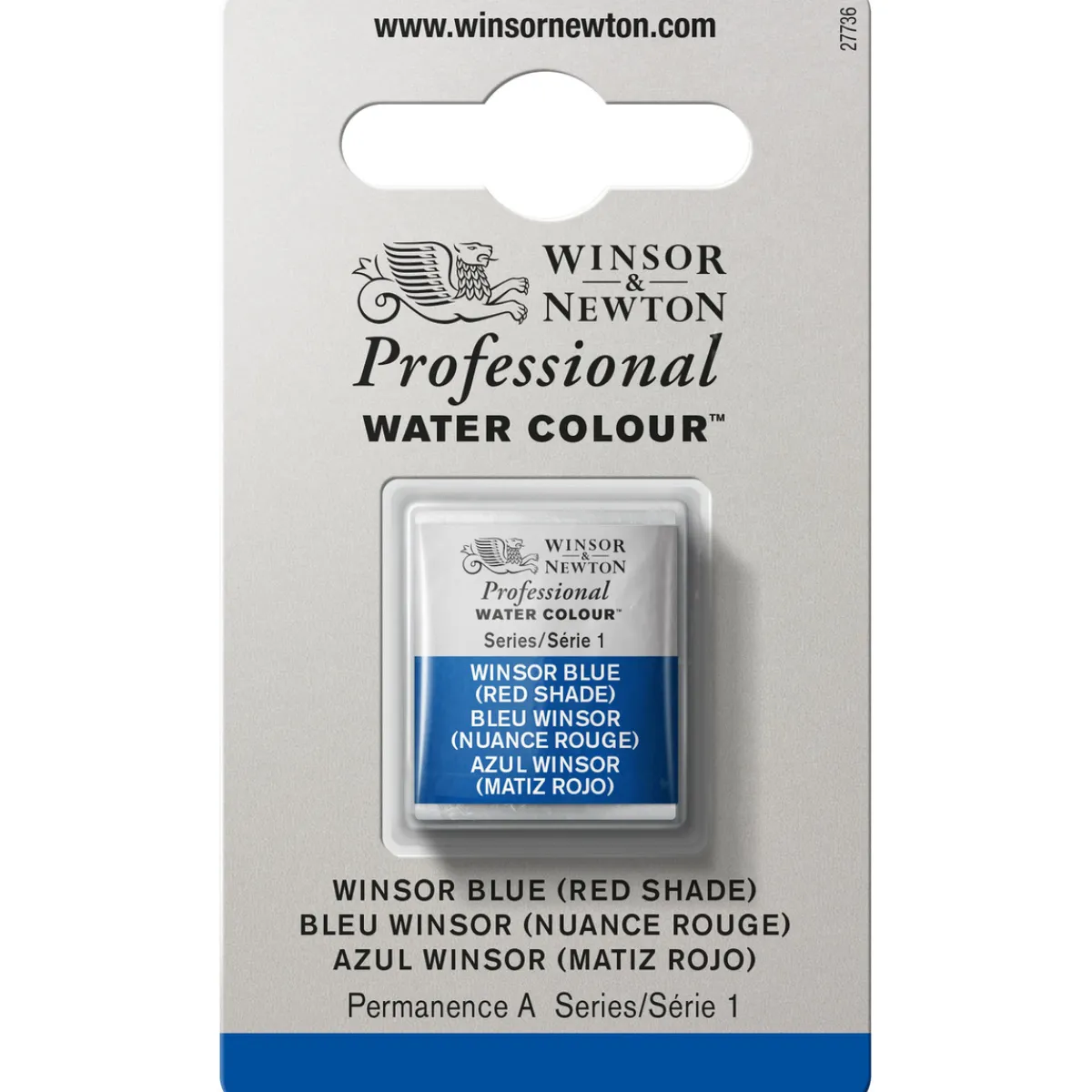 Winsor & Newton Professional akvarellfärg halvkopp Wins Green (blue shade) 719