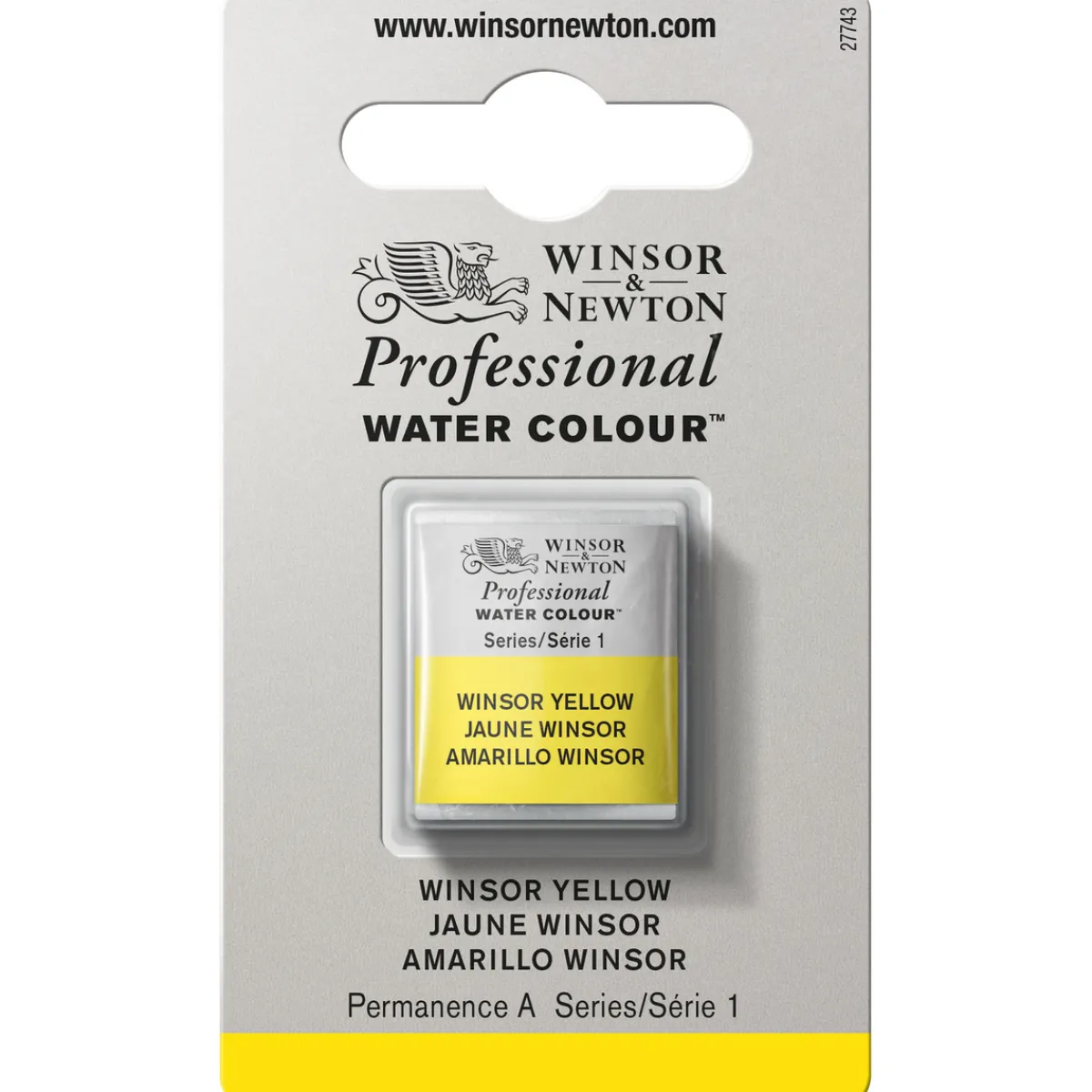 Winsor & Newton Professional akvarellfärg halvkopp Winsor Yellow Deep 731