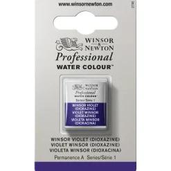 Winsor & Newton Professional akvarellfärg halvkopp Winsor Violet (Dioxazine) 733 | Akvarell- & Vattenfärger