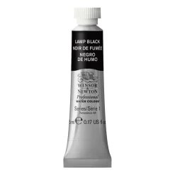 Winsor & Newton Professional akvarellfärg 5 ml Lamp Black 337 | Akvarell- & Vattenfärger