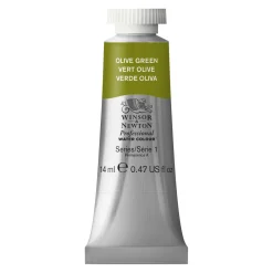Winsor & Newton Professional akvarellfärg 14 ml Olive Green 447 | Akvarell- & Vattenfärger