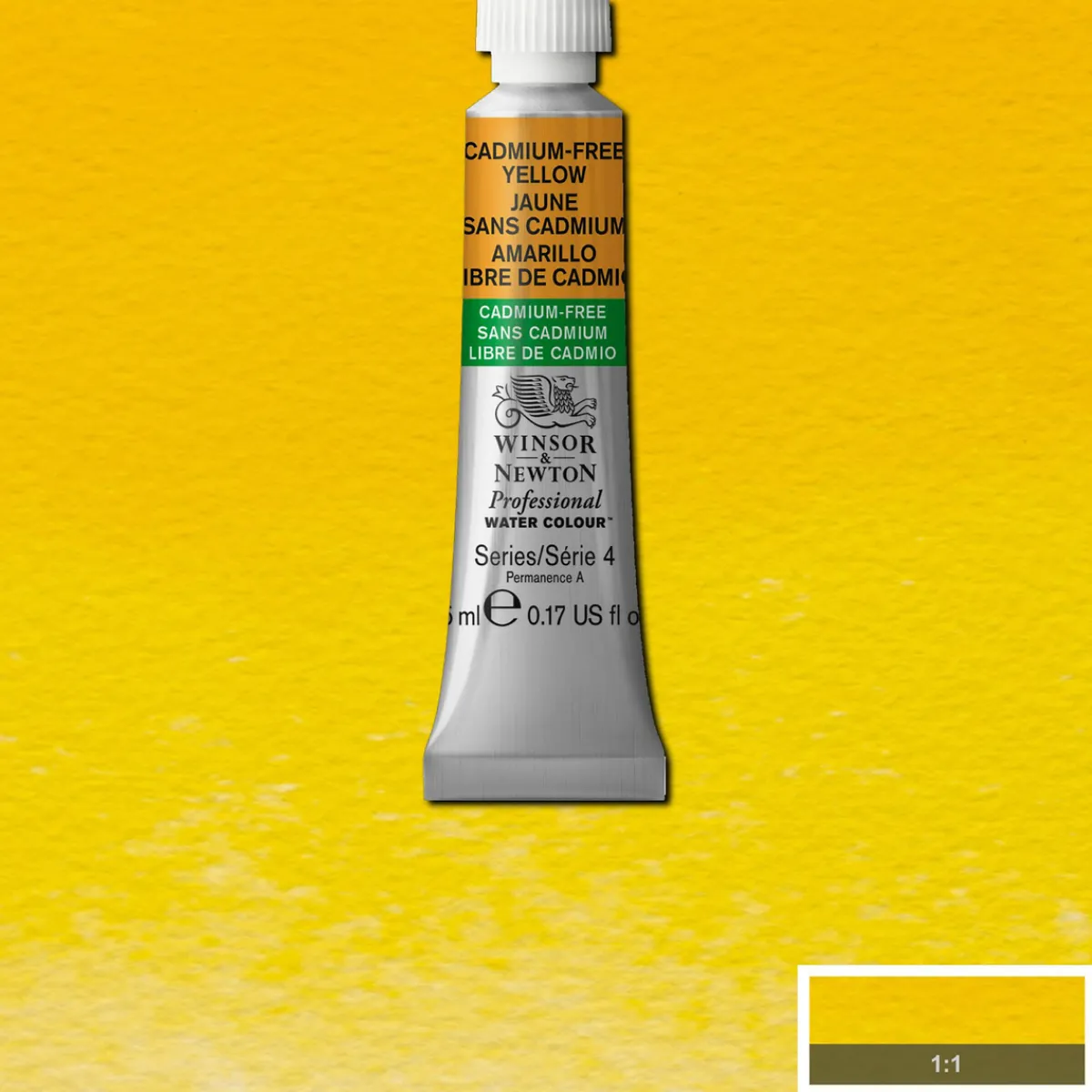 Winsor & Newton Professional akvarellfärg 5 ml Cadmium-Free Yellow Deep 891