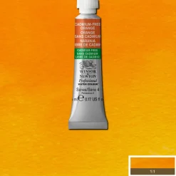 Winsor & Newton Professional akvarellfärg 5 ml Cadmium-Free Orange 899 | Akvarell- & Vattenfärger