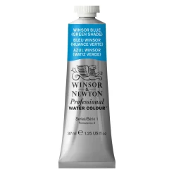 Winsor & Newton Professional akvarellfärg 37 ml Winsor Blue (green shade) 707 | Akvarell- & Vattenfärger