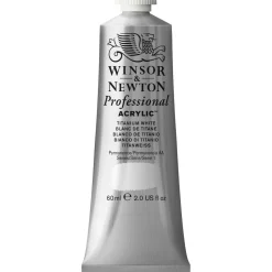 Winsor & Newton Professional akrylfärg 60 ml Titanium White 644 | Akrylfärger