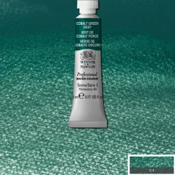Winsor & Newton Professional akvarellfärg 5 ml Cobalt Green Deep 185 | Akvarell- & Vattenfärger
