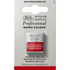 Winsor & Newton Professional akvarellfärg halvkopp Perylene Maroon 507 | Akvarell- & Vattenfärger
