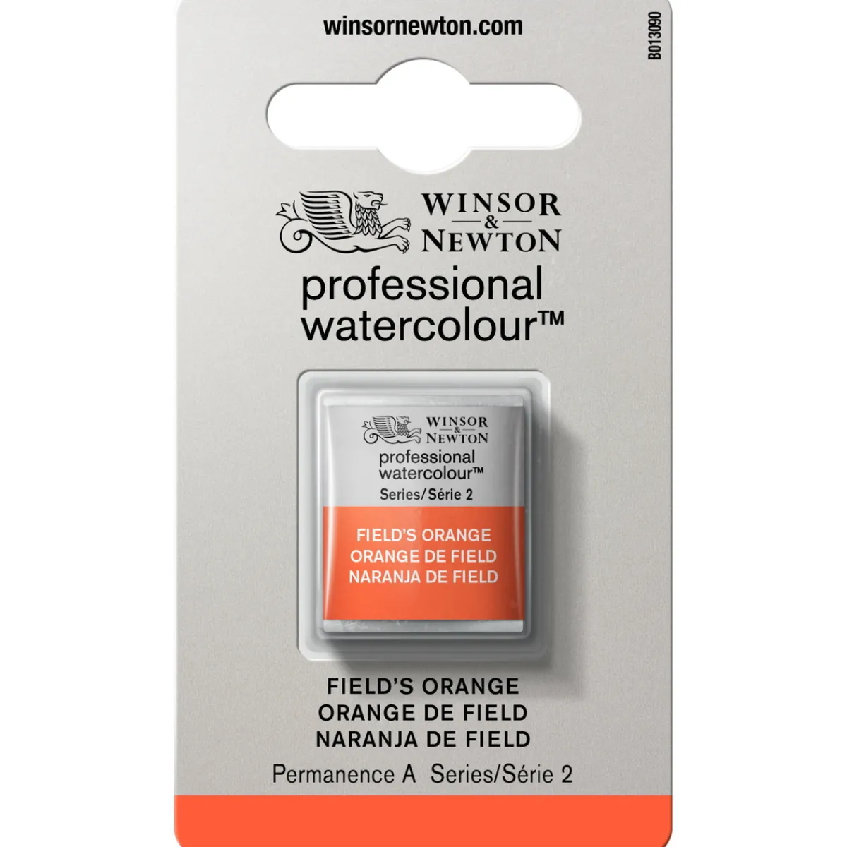 Winsor & Newton Professional Revival akvarellfärg halvkopp Field's Orange 418 | Akvarell- & Vattenfärger