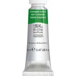 Winsor & Newton Professional Revival akvarellfärg 14 ml Cinnabar Green 420 | Akvarell- & Vattenfärger