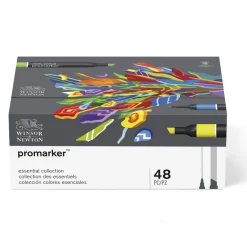 Winsor & Newton Promarker Essential Collection, set med 48 promarkers | Tuschpennor & Markers