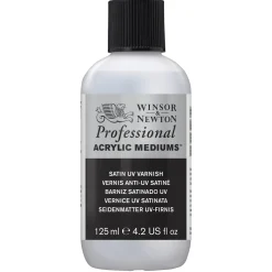 Winsor & Newton Satin UV Varnish 125 ml, skyddande fernissa mot solljus, damm etc. | Målarmedier