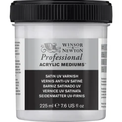 Winsor & Newton Satin UV Varnish 225 ml, skyddande fernissa mot solljus, damm etc.