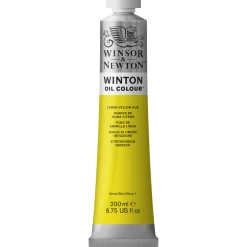 Winsor & Newton Winton oljefärg 200 ml Lemon Yellow Hue 346 | Oljefärger