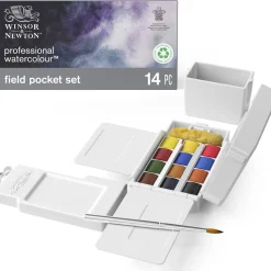 Winsor & Newton W&N Field Box 12hp PWC | Akvarell- & Vattenfärger