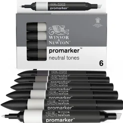 Winsor & Newton W&N Promarker 6 Neutral tones