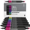 Winsor & Newton W&N Promarker 6 Rich tones | Tuschpennor & Markers