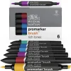 Winsor & Newton W&N Prom. Brush 6xRich T. Set | Tuschpennor & Markers