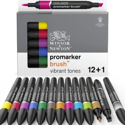 Winsor & Newton W&N Prom. Brush 12xVibrant Set | Tuschpennor & Markers