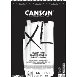 Canson XL Dessin Noir skissblock A4