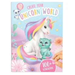 Barn Ylvi Unicorn stickersbok med 20 sidor och massor av coola klistermärken! 18×24,5 cm