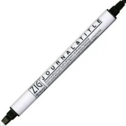 Zig Journal & Title Black | Tuschpennor & Markers